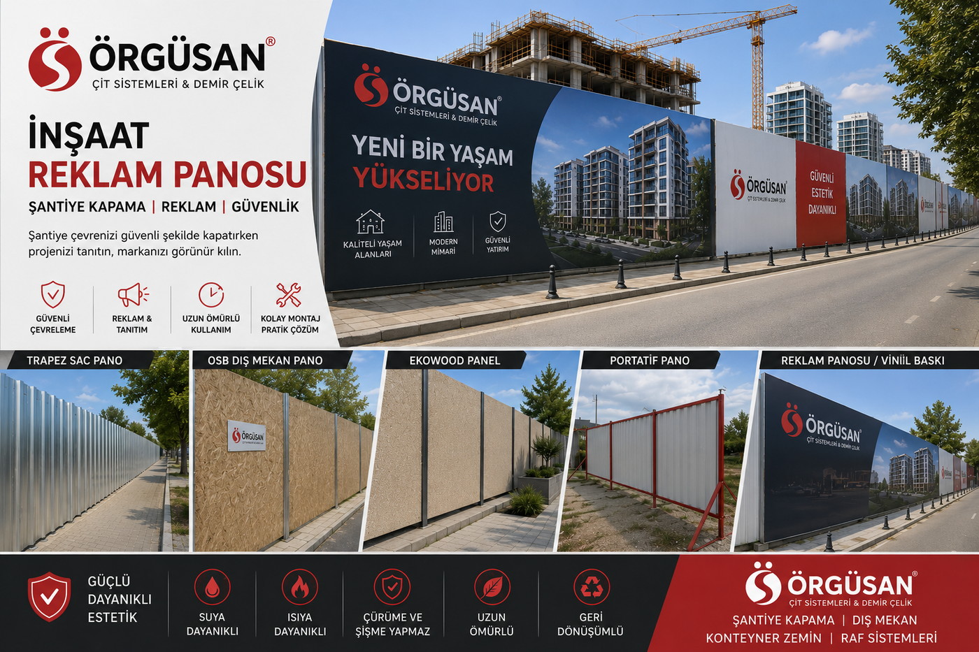 İnşaat Reklam Panosu